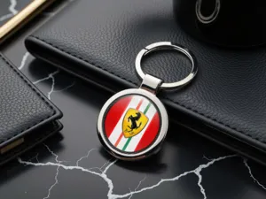Ferrari Key Chain Metal Alloy Durable Design